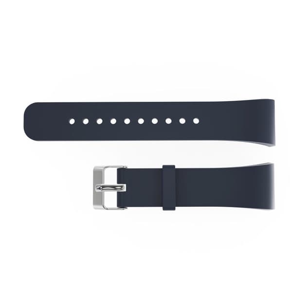Samsung Gear Fit2 Pro Enkelt silikon klockband - Svart blå Blå