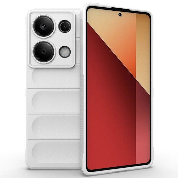 Blødt grebsformet Xiaomi Redmi Note 13 Pro 4G cover - Hvid White