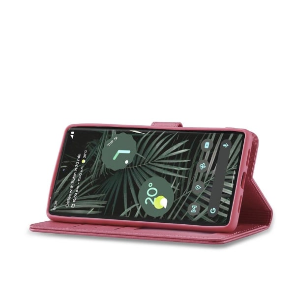 LC.IMEEKE Google Pixel 6 Pro Flip Case - Rose Pink