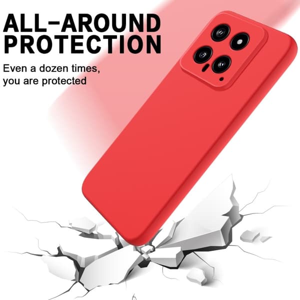 Matta nestesilikoninen kuori Xiaomi 14 - Vihreä Green