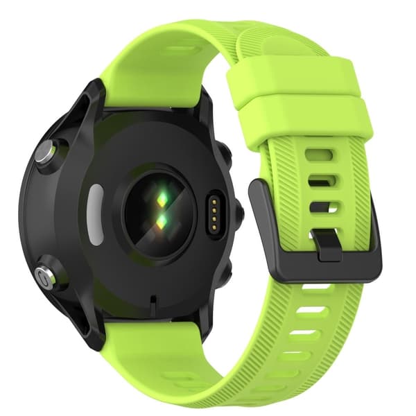 Garmin Forerunner 955 silikoninen kellonauha pehmeä urheiluhihna - Vaaleanvihreä Green