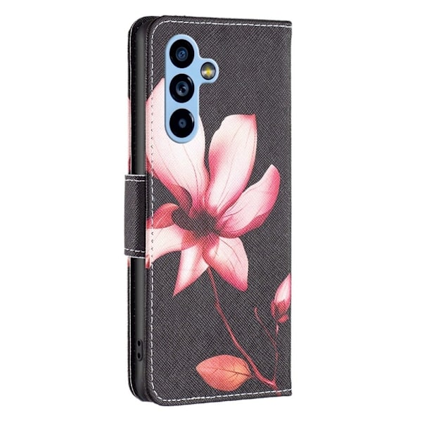 Wonderland Samsung Galaxy A54 Flippetui - Rosa Blomst Pink