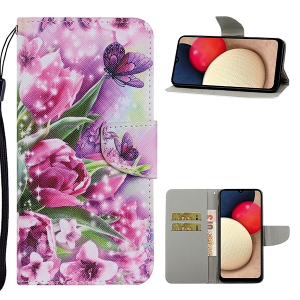 Wonderland Samsung Galaxy A02s fodral -Rosa Rosa