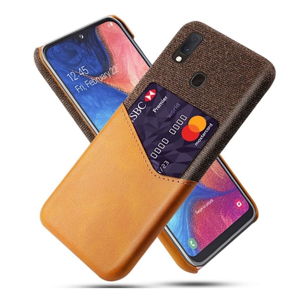 Bofink Samsung Galaxy A20e Card Kuoret - Oranssi Orange