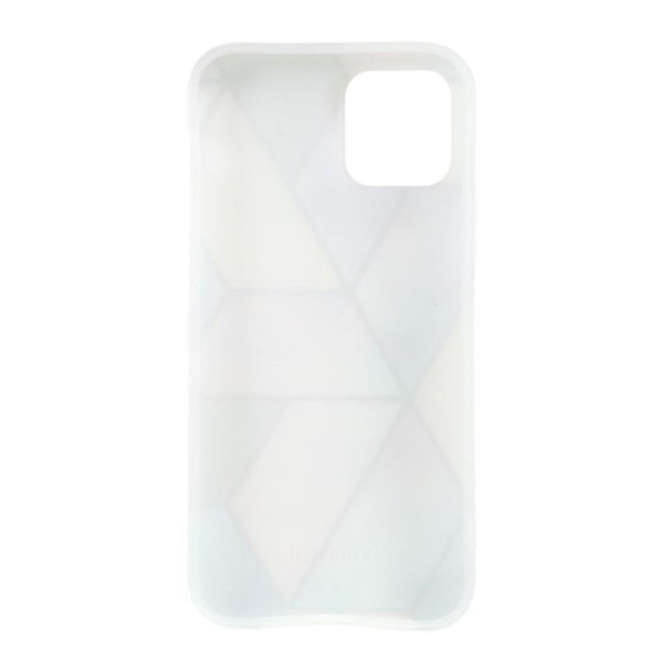 Marble design iPhone 12 Pro Max cover - Blå / Hvid / Sølv Blue