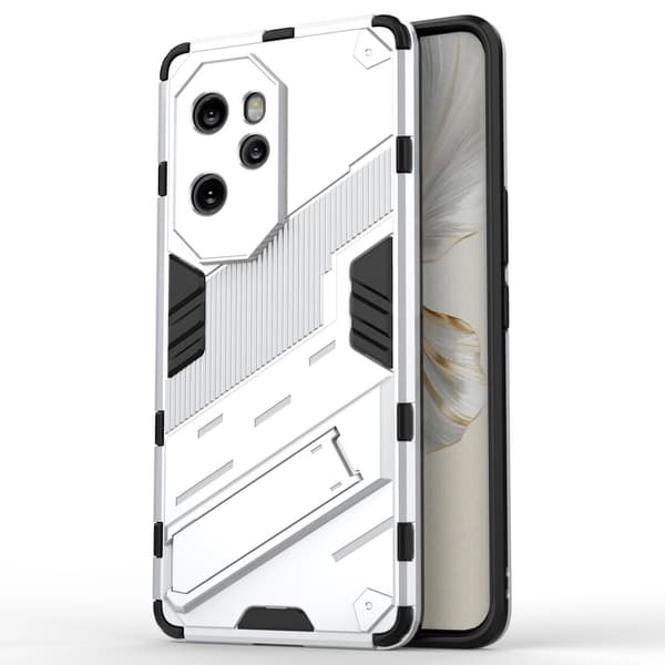Stødsikkert moderne Honor 100 Pro hybridcover - Hvid White