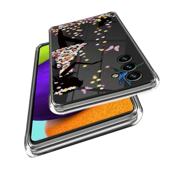 Deco Samsung Galaxy A34 5G Etui - Blomst Fe Multicolor