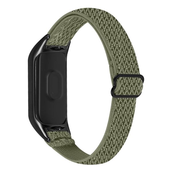 Xiaomi Mi Band 7 elastisk nylon-urrem - Olivengrøn Green