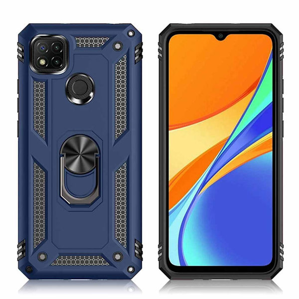 Bofink Combat Xiaomi Redmi 9C skal - Blå Blå