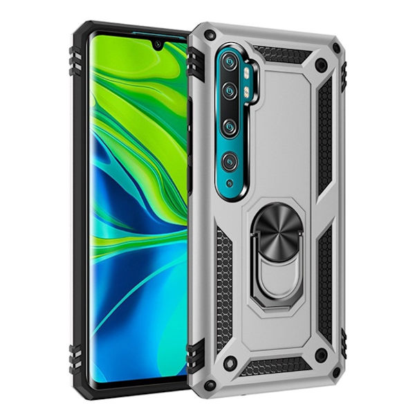 Bofink Combat Xiaomi Mi CC9 Pro skal - Silver/Grå Silvergrå