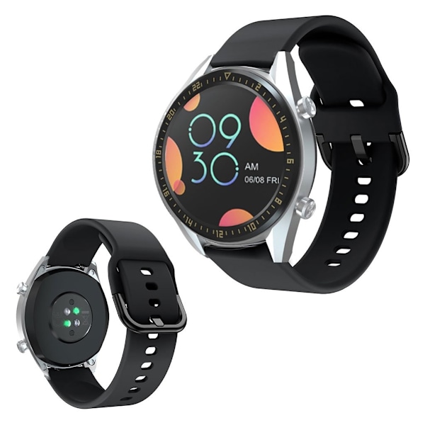 Huawei Watch GT holdbar silikone Urrem - Sort Black