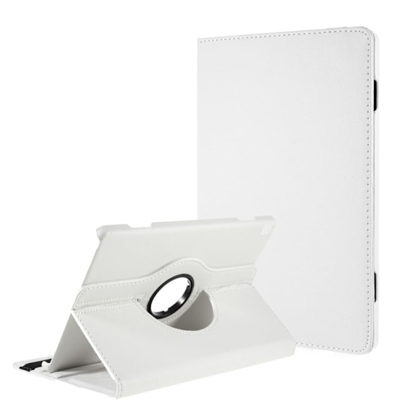 Lenovo Tab M10 enkelt läderfodral - Vit Vit