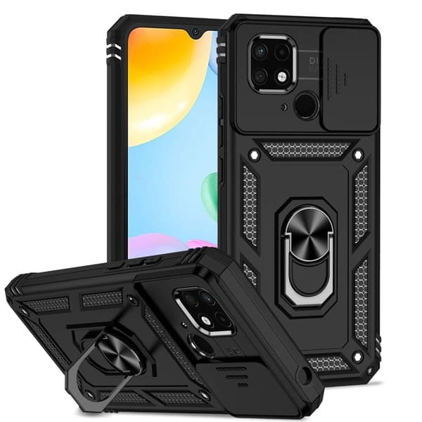 Bofink Combat Xiaomi Redmi 10C deksel - Svart Black