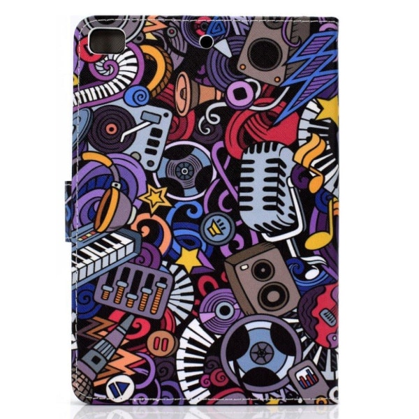 iPad Mini (2019) pattern leather case - Musical Instrument multifärg
