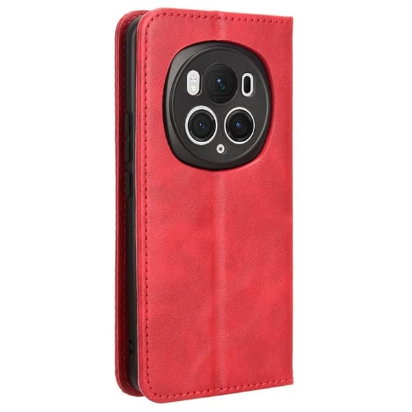 Bofink Vintage Honor Magic 6 Pro nahkakotelo - Punainen Red