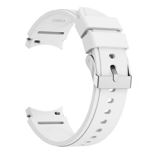 Silicone watch strap for Samsung Galaxy Watch 5 / 4 - White Vit