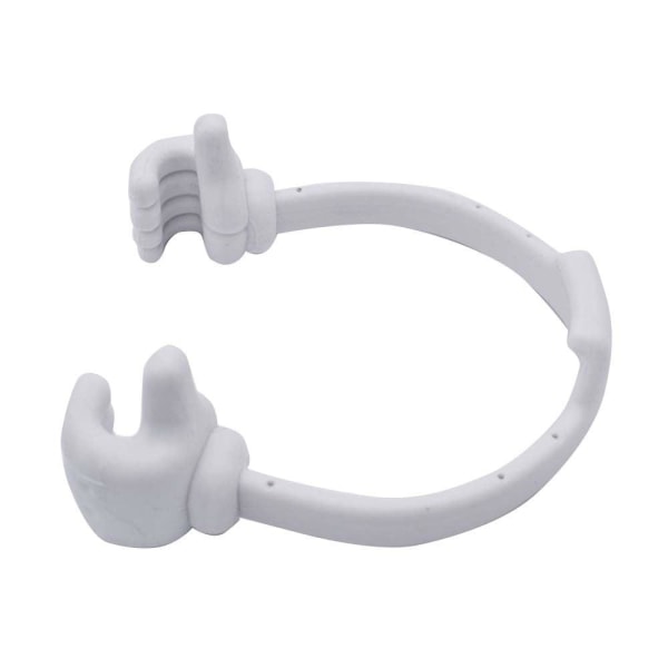 Universal cute thumb deisgn phone and tablet bracket - White White