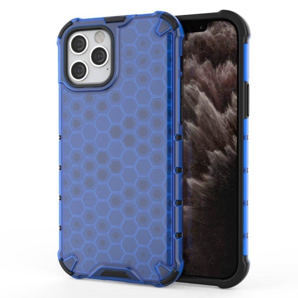 Bofink Honeycomb iPhone 12 Pro / iPhone 12 kotelot - Sininen Blue