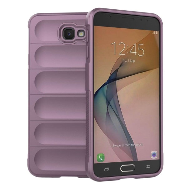 Blødt grebsformet cover til Samsung Galaxy J7 Prime / Samsung Ga Purple