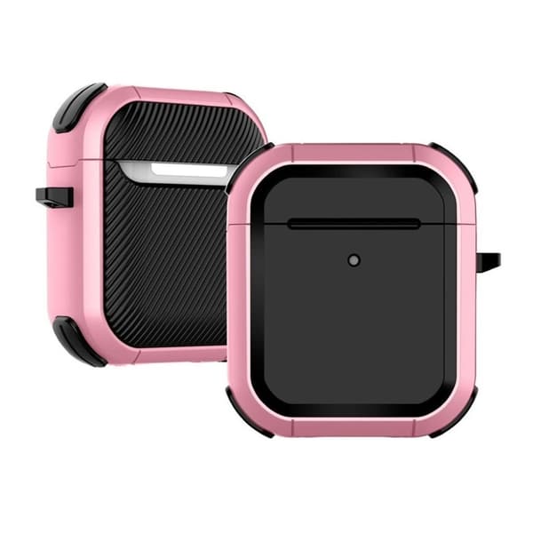 Airpodsin kuminen kotelo - Pinkki Pink