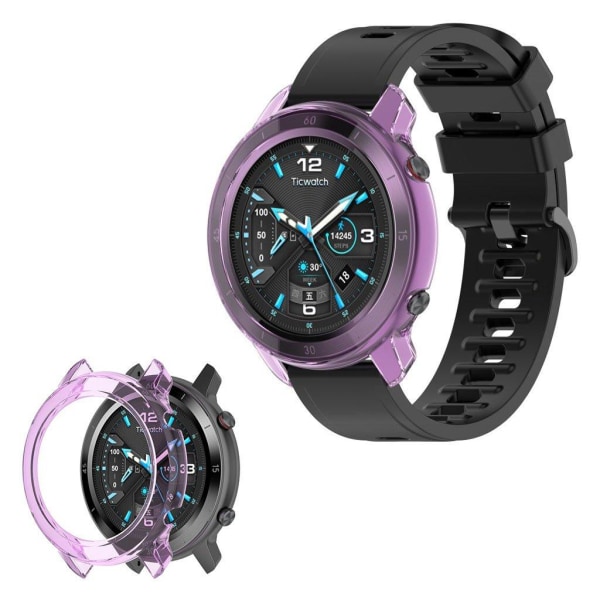 Ticwatch GTX kirkas iskunkestävä runko - Läpinäkyvä Violetti Purple