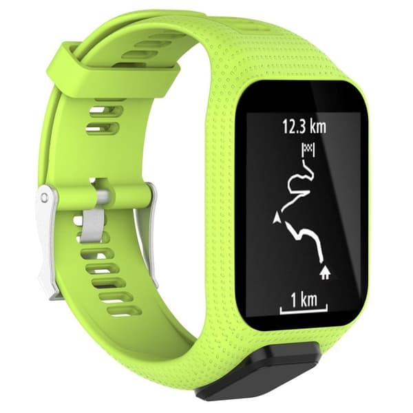 TomTom Runner/Spark/Adventurer 2/3 blød silikone cover - Grøn Green