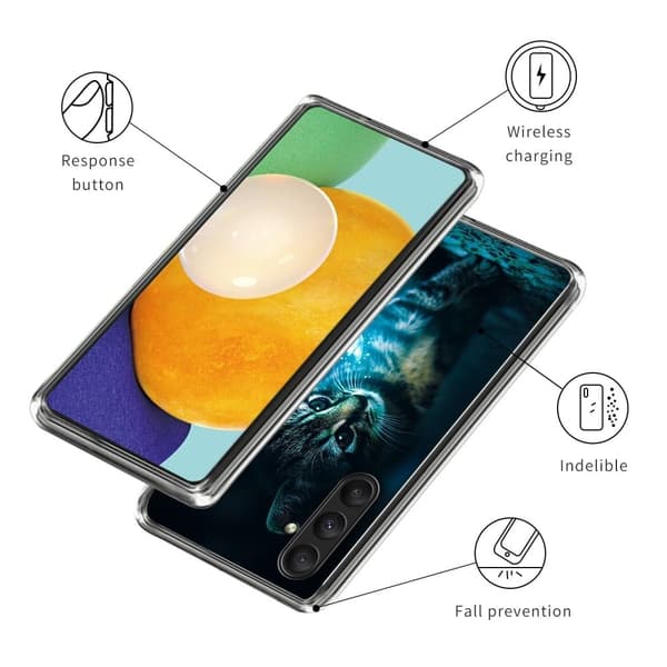 Fantasy Samsung Galaxy A25 kotelot - Tyyli C Blue