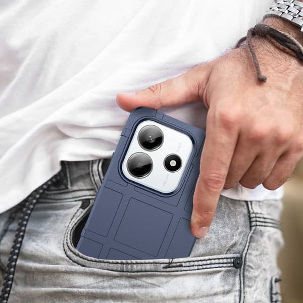 Rugged Shield Xiaomi Redmi Note 14 5G deksel - Blå Blue