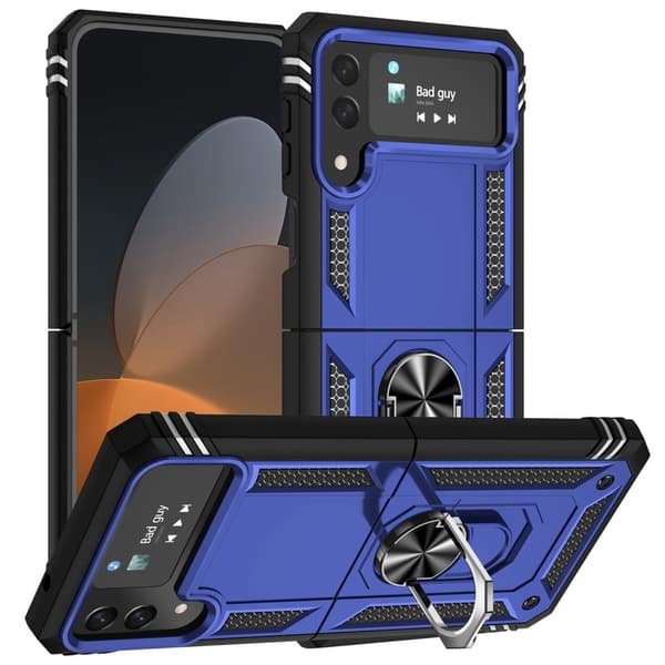 Bofink Combat Samsung Galaxy Z Flip4 skal - Blå Blå