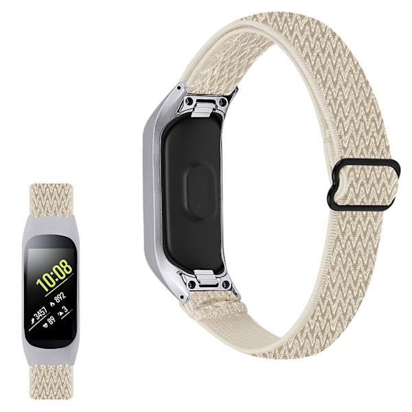 Samsung Galaxy Fit e elastisk nylon loop urrem - Aprikos Brown