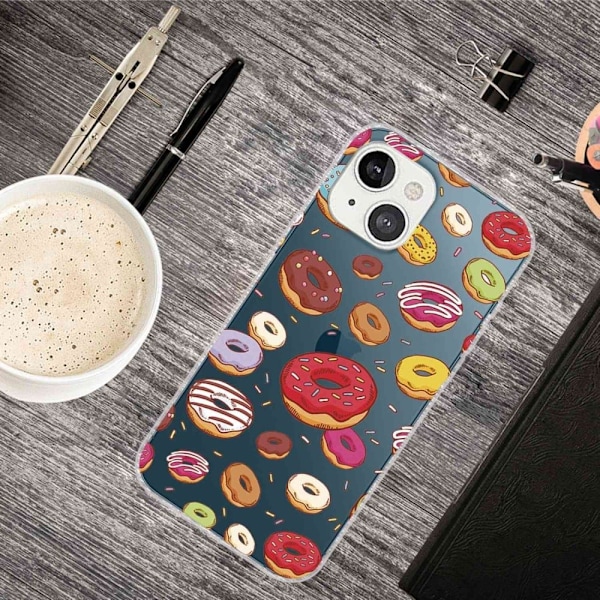Deco iPhone 14 Plus kotelot - Donitsi Red
