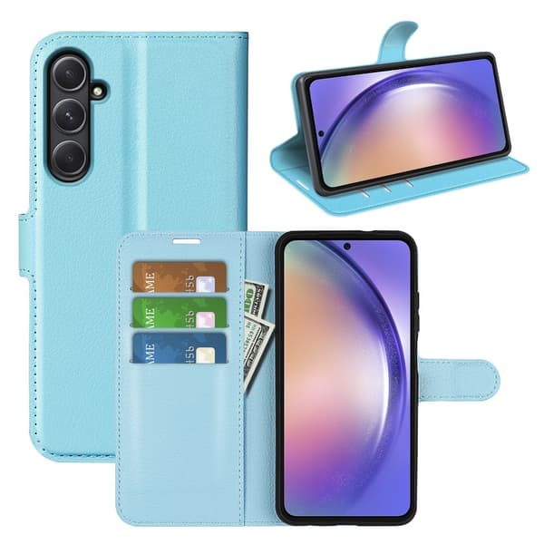 Classic Samsung Galaxy A55 flip etui - Blå Blue