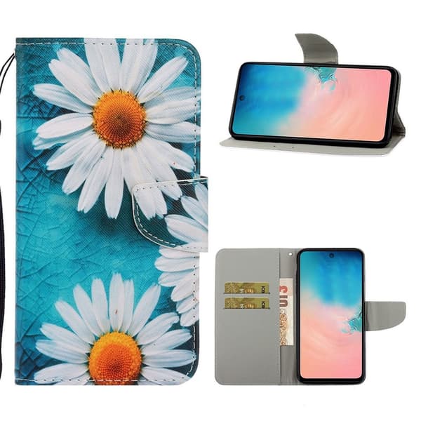 Wonderland Samsung Galaxy Note 20 Ultra Flip Etui - Hvid Blomst White