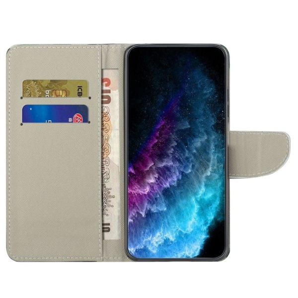 Wonderland Samsung Galaxy A04 Flip Etui - Tårn Multicolor