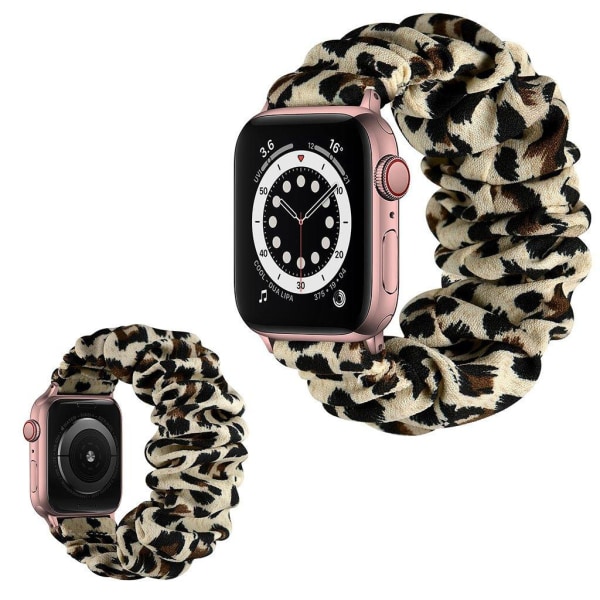 Apple Watch Series 6 / 5 40mm elastisk hårbånd stil urrem - Rose Multicolor