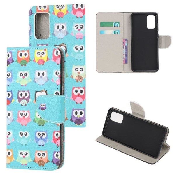 Wonderland Samsung Galaxy S20 Plus etui – Mange Ugler Multicolor