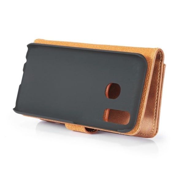 DG.Ming 2-i-1 Samsung Galaxy A40 fodral - Brun Brun