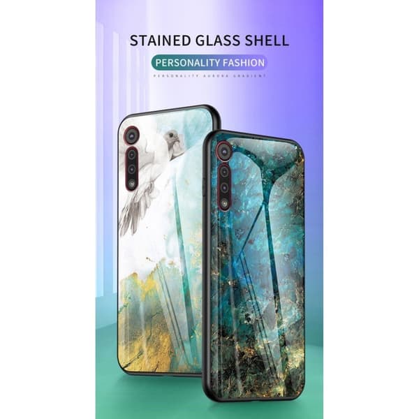 Fantasy Marmor Motorola Moto G8 Play skal - Flygande Duva multifärg