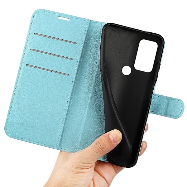 Klassisk Tcl 306 / 305 / 30e / 30se Flip Etui - Blå Blue