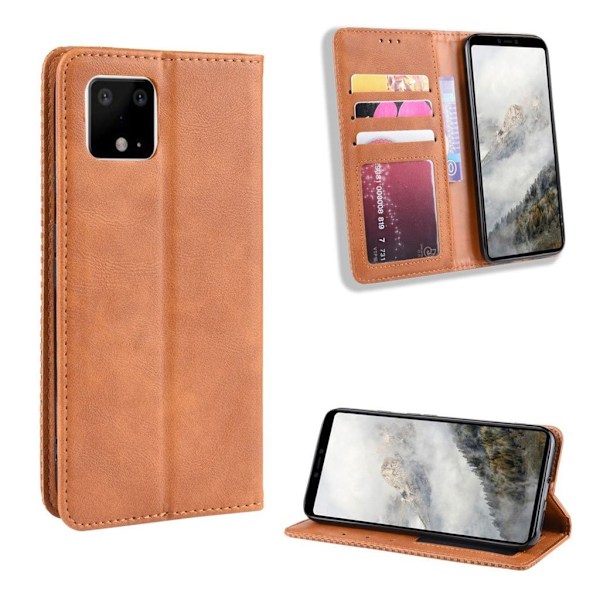 Bofink Vintage Google Pixel 4 kotelot - Ruskea Brown