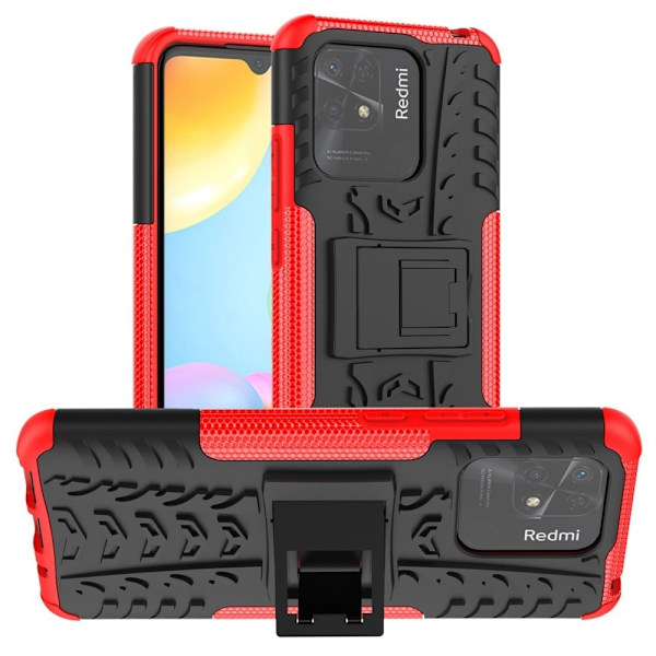 Offroad Suojakotelo Xiaomi Redmi 10C - Punainen Red