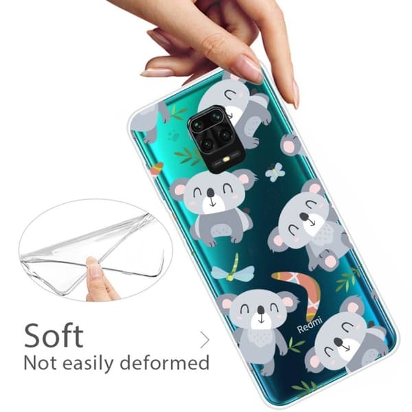 Deco Xiaomi Redmi Note 9 Pro / Note 9S / 9 Pro Max deksel - Koala Multicolor