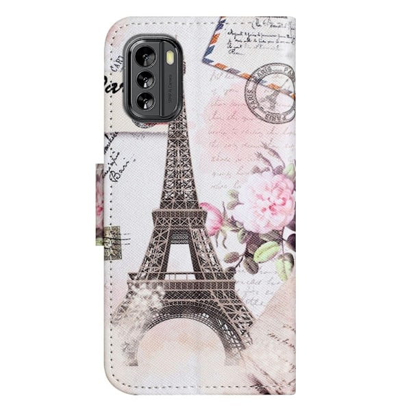 Wonderland Nokia G60 Flip Etui - Tårn Multicolor
