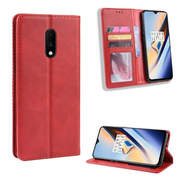 Bofink Vintage OnePlus 7 kotelot - Punainen Red