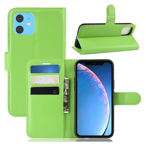 Alpha läder iPhone 11 fodral - Grön Grön