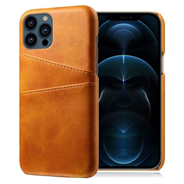 Dual Card iPhone 13 Pro Max deksel - Oransje Orange
