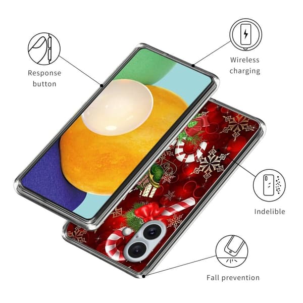 Vibe iPhone 16 deksel - Style A Red