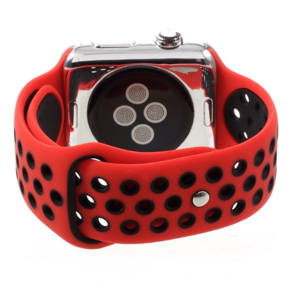 Apple Watch 42mm uniikki ranneke - Punainen Red