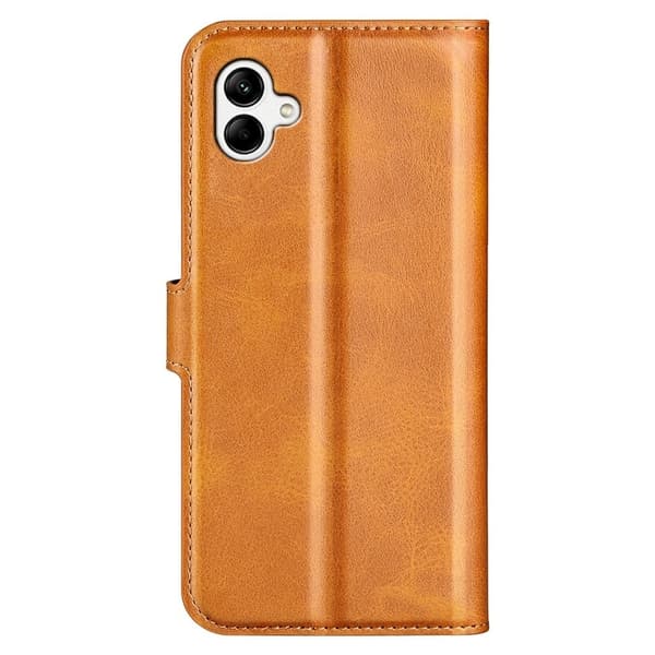 Læretui med Lommebok til Samsung Galaxy A04 - Gul Yellow