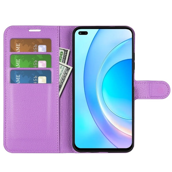Klassisk Honor 50 Lite / Huawei Nova 8i Flip Etui - Lilla Purple